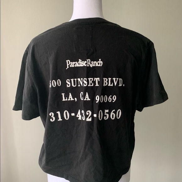 Limited Edition Fred Segal x Wrangler Capsule Collection Black Graphic T-Shirt - Picture 4 of 10